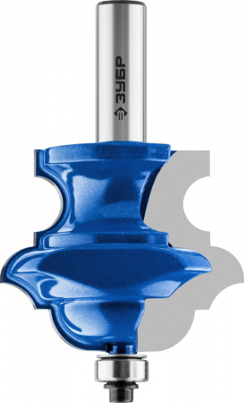 ЗУБР 57 x 47.6 мм, хвостовик 12 мм, фреза кромочная фигурная №6, Профессионал (28717-57)