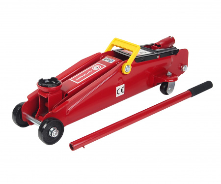 Домкрат гидравлический DP-20HK подкатной 2т (высота подъёма 135-385 мм), в кейсе, AUTOPROFI /1/1 OLD