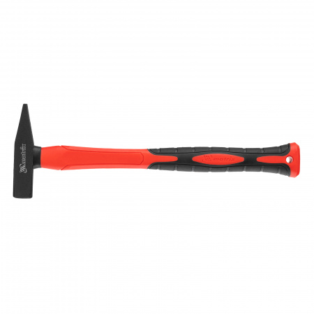 Молоток слесарный optimal, 200 г, фибергласовая обрезиненная рукоятка, квадратный боек Matrix