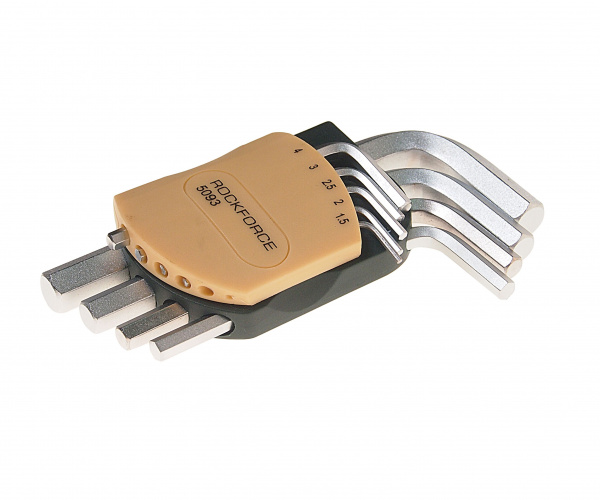 Набор ключей шестигранных RF-5093: 1.5-10мм 9пр. ROCKFORCE /1/25/50 Набор ключей шестигранных RF-5093: 1.5-10мм 9пр. ROCKFORCE /1/25/50