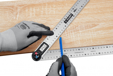 ЗУБР 300 мм, электронный транспортир-угломер, Профессионал (34296)