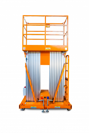 Подъемник мачтовый аккумуляторный 200 кг, 6/8 м, 24/80 В/Ач TOR GTWY6-200S DC 2-мачтовый