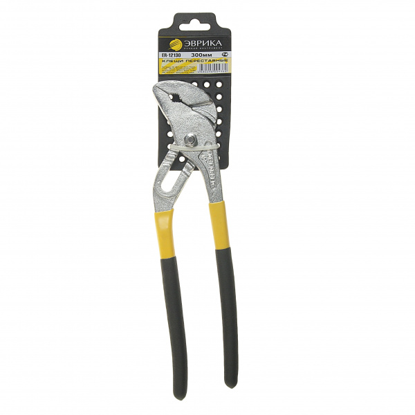 Клещи переставные ER-12130 универсальные хромированные 300мм ЭВРИКА 1/36