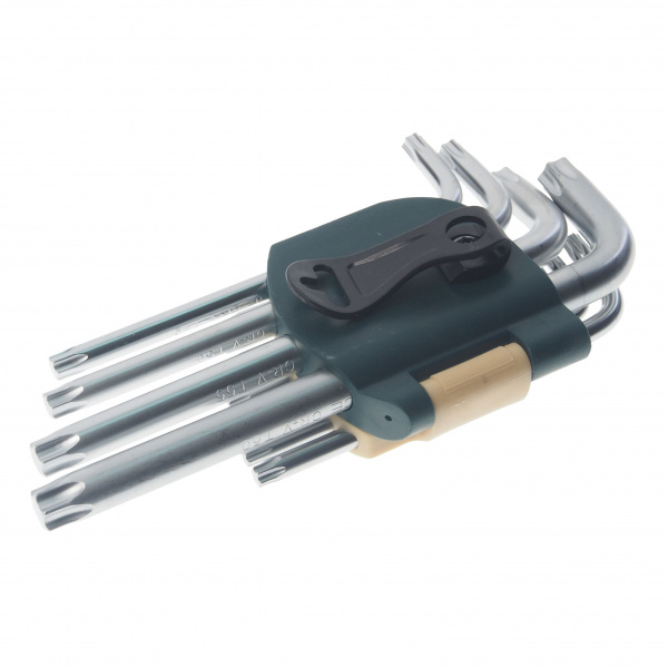 Набор ключей RF-5151L Г-образных TORX длинных, 15пр.(Т6,Т7,Т8,Т9,Т10,Т15,Т20,Т25,Т27,T30,T40,T45,T50,T55,T60)в пластиковом держателе ROCKFORCE Набор ключей RF-5151L Г-образных TORX длинных, 15пр.(Т6,Т7,Т8,Т9,Т10,Т15,Т20,Т25,Т27,T30,T40,T45,T50,T55,T60)в пластиковом держателе ROCKFORCE