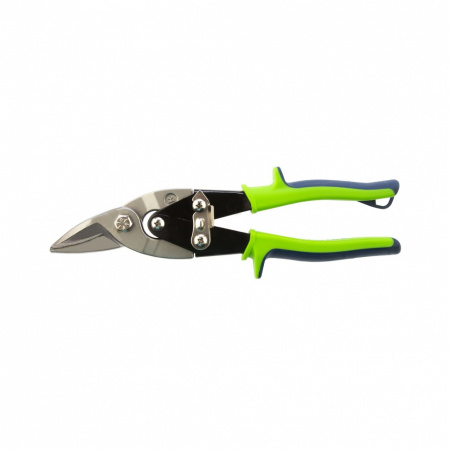 Ножницы по металлу, 250 мм, правый рез, сталь С55, двухкомпонентные рукоятки СИБРТЕХ