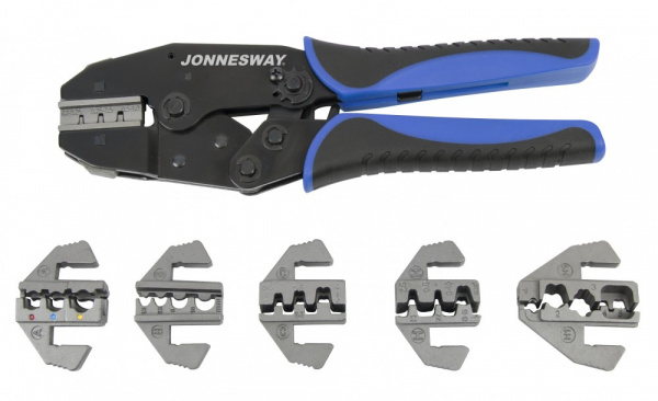 AR030058 Пресс-клещи обжимные со вставками в наборе, 7 предметов