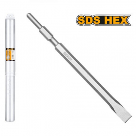 Зубило пика Hex 17x350х22 мм INGCO DBC0523501