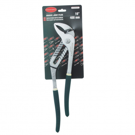 Пассатижи RF-613F410 переставные Cr-V16" - 400мм, на блистере ROCKFORCE /1/10