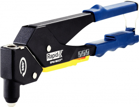 RAPID RP60 MULTI d 3.2мм, 4.0мм, 4.8мм заклепочник поворотная головка 360 °. Мультинасадка