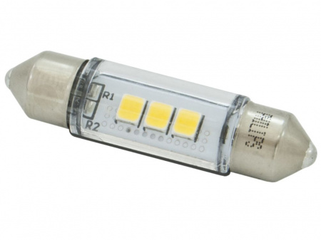 Автолампа C5W (SV8.5/8) LED 38мм WHITE Ultinon Pro6000 4000K 100Лм 12V PHILIPS /1/10