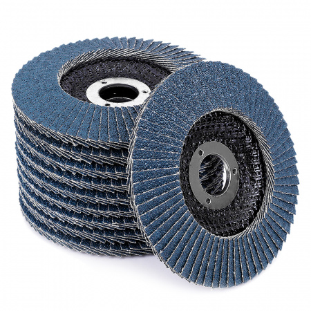 Круг MESSER шлифовальный лепестковый торцевой конический (циркониевый электрокорунд) Z40(К) 125х22