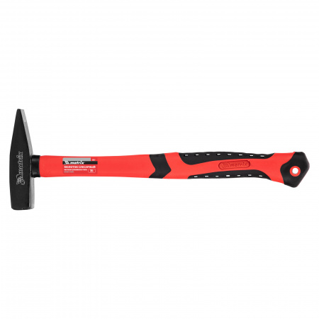 Молоток слесарный, 200 г, фибергласовая обрезиненная рукоятка Matrix