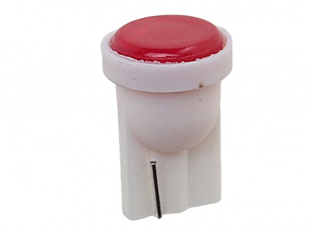 Автолампа T10W (W2,1x9,5d) COB RED 12V MEGA ELECTRIC /10