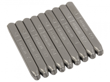 JTC Клейма цифровые 4мм (HRC 60+-2град. DIN 1451) JTC