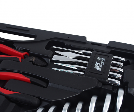 JTC Набор инструментов 156 предметов слесарно-монтажный 1/4",1/2" 6-ти гранных в кейсе JTC JTC Набор инструментов 156 предметов слесарно-монтажный 1/4",1/2" 6-ти гранных в кейсе JTC