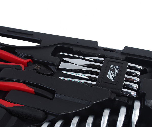 JTC Набор инструментов 156 предметов слесарно-монтажный 1/4",1/2" 6-ти гранных в кейсе JTC JTC Набор инструментов 156 предметов слесарно-монтажный 1/4",1/2" 6-ти гранных в кейсе JTC