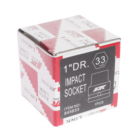 JTC Головка торцевая 1" 33мм ударная L=62мм JTC
