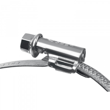 ЗУБР Х-9Н, 20 - 32 мм, накатная лента 9 мм, цинк, 50 шт, червячный хомут (37807-32)