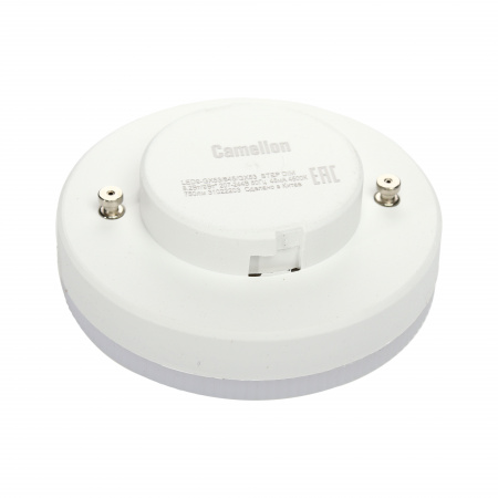 Лампа светодиодная LED9-GX53/845/GX53 холодный свет, c возможностью диммирования яркости, 220V CAMELION 1/10/100