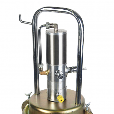 Нагнетатель смазки RF-TRH20 пневматический перекатной под закладку 17кг (ст.арт. RF-TRG2095 ) ROCKFORCE /1