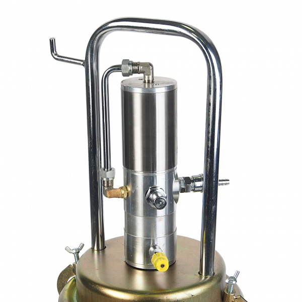 Нагнетатель смазки RF-TRH20 пневматический перекатной под закладку 17кг (ст.арт. RF-TRG2095 ) ROCKFORCE /1