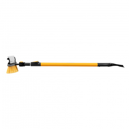 Щетка-сметка со скребком, телескоп, поворотная голова, водосгон 950-1320 мм Denzel