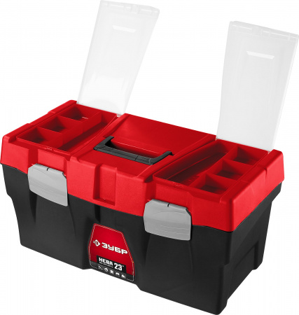 ЗУБР НЕВА-23, 585 х 295 х 295 мм, (23″), Пластиковый ящик для инструментов (38323-23)