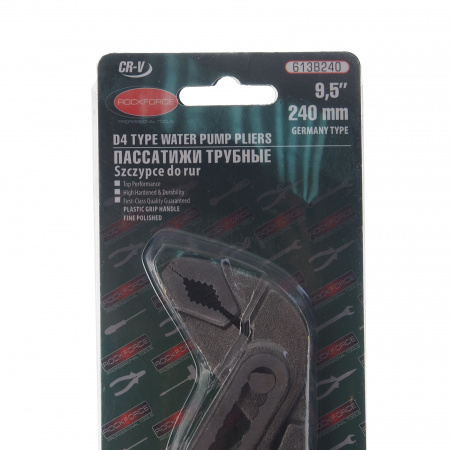 Пассатижи RF-613B240 переставные 9.5" (240мм) ROCKFORCE /1