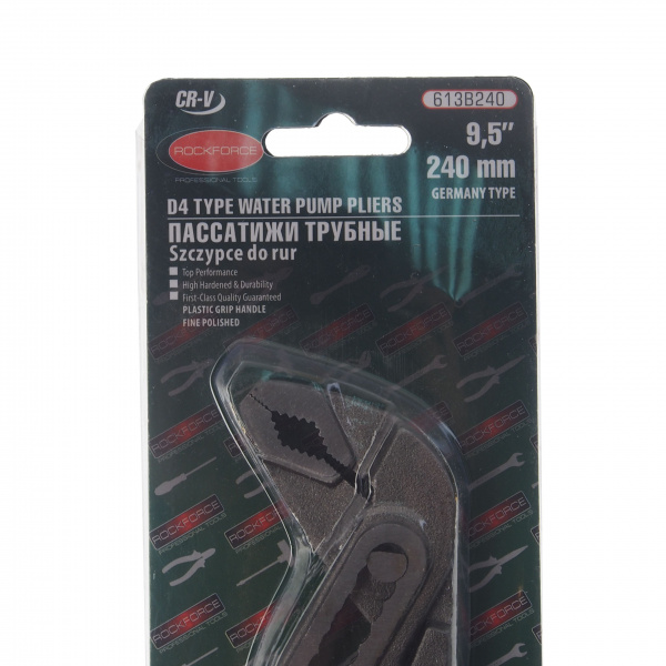 Пассатижи RF-613B240 переставные 9.5" (240мм) ROCKFORCE /1