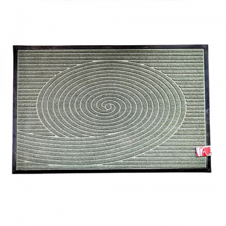Коврик придверный BAIZHENG 40*60 (Welcome) хаки (Bay) (40)