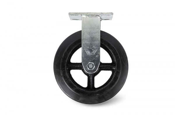 Колесо большегрузное неповоротное FCd 46 100 мм обрезиненное (F) Колесо большегрузное неповоротное FCd 46 100 мм обрезиненное (F)