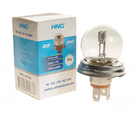Автолампа R2 (G40) (55/50) P45t 24V HNG /1/10/250