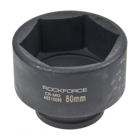 Головка торцевая 80мм 3/4" 6-гранная ударная удлиненная L=98мм ROCKFORCE RF-46510030 /1/8