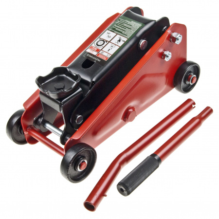 Домкрат гидравлическRF-TR20005 подкатной 2,5т "Компакт" для кроссоверов и микроавтобусов+ чехол (h min 135мм,h max 395) ROCKFORCE /1