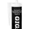 Санитарный силиконовый герметик Gigant бесцветный, паста, 0,28 л GSGPT-03