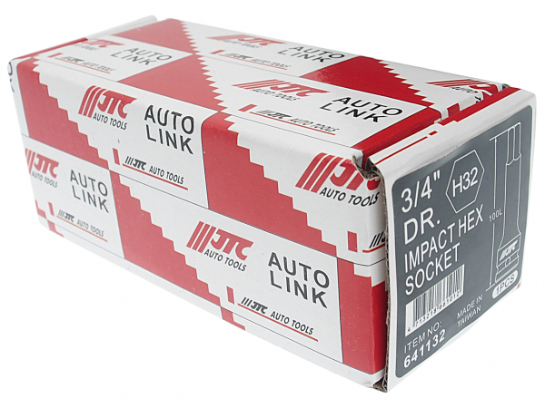 JTC Головка торцевая 3/4" HEX H32 ударная L=100мм JTC JTC Головка торцевая 3/4" HEX H32 ударная L=100мм JTC