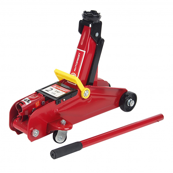 Домкрат гидравлический DP-20K подкатной 2т (высота подъёма 135-330 мм), в кейсе, AUTOPROFI /1/1 OLD