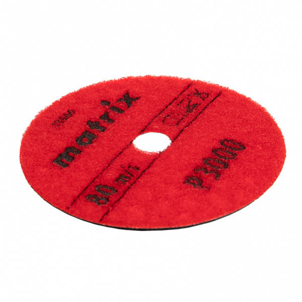 Алмазный гибкий шлифовальный круг, 100 мм, P3000, сухое шлифование, 5 шт. Matrix