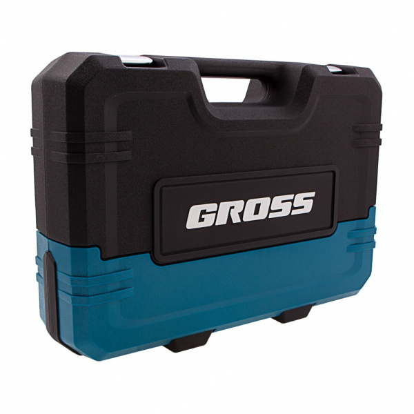 Набор инструментов, 1/4", 1/2", CrV, 120 зубьев, 109 предметов Gross Набор инструментов, 1/4", 1/2", CrV, 120 зубьев, 109 предметов Gross