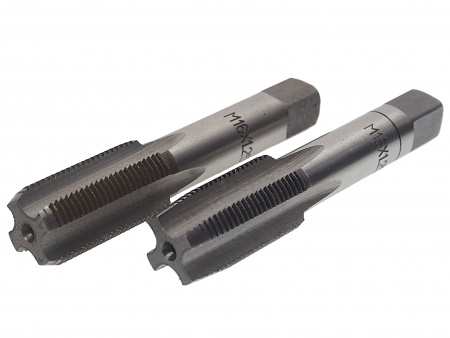 Метчик ER-01612M M16x1,25 (2шт),в пластиковом футляре ЭВРИКА /1