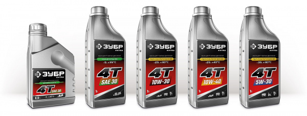 ЗУБР 4Т-5W30, 1 л, зимнее полусинтетическое масло для 4-тактных двигателей, EXTRA (70616-1)
