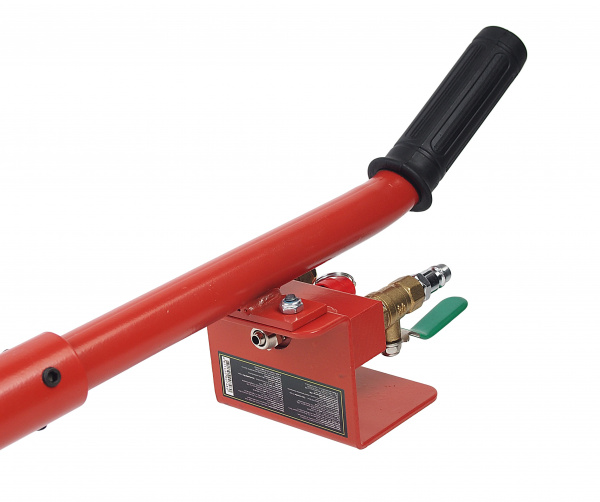 Домкрат подкатной пневматический 3т(6-12bar, h min 135мм, h max 420мм, 3 подушки, Ø270мм) ROCKFORCE /1