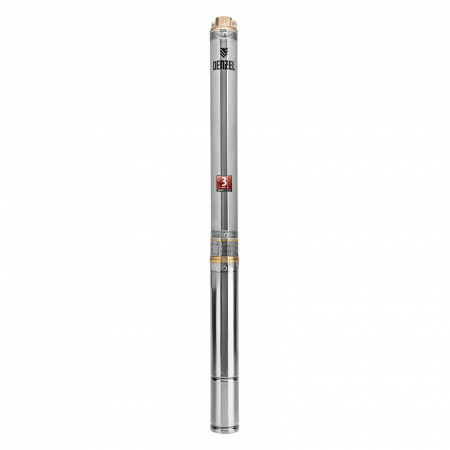 Скважинный насос DWC-3-60, центробежный, диаметр 3", 800 Вт, 3300 л/ч, напор 60 м Denzel