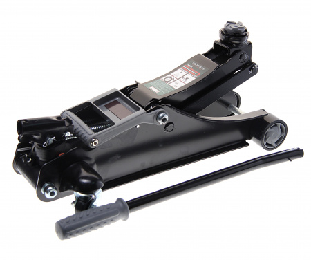 Домкрат гидравлическийRF-TH22010 подкатной 2т низкопрофильный с резиновой накладкой и лотком (h min 100мм, h max 350мм) ROCKFORCE /1