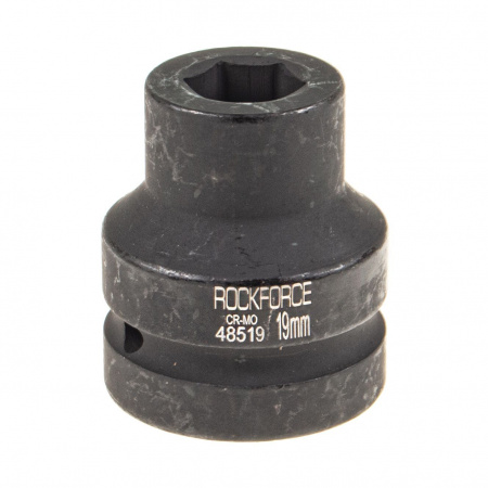Головка торцевая  19мм 1" 6-гранная ударная L=58мм ROCKFORCE RF-48519 /1/50
