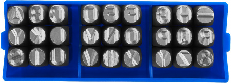 ЗУБР 8 мм, латиница, штамповочные буквенные клейма, Профессионал (21505-08)