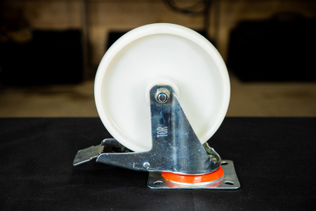 Колесо поворотное полипропилен SRCnb 80 200 мм с тормозом (N)