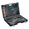 Набор инструментов, 1/2",3/8", 1/4", CrV, пластиковый кейс 142 предмета Stels Набор инструментов, 1/2",3/8", 1/4", CrV, пластиковый кейс 142 предмета Stels