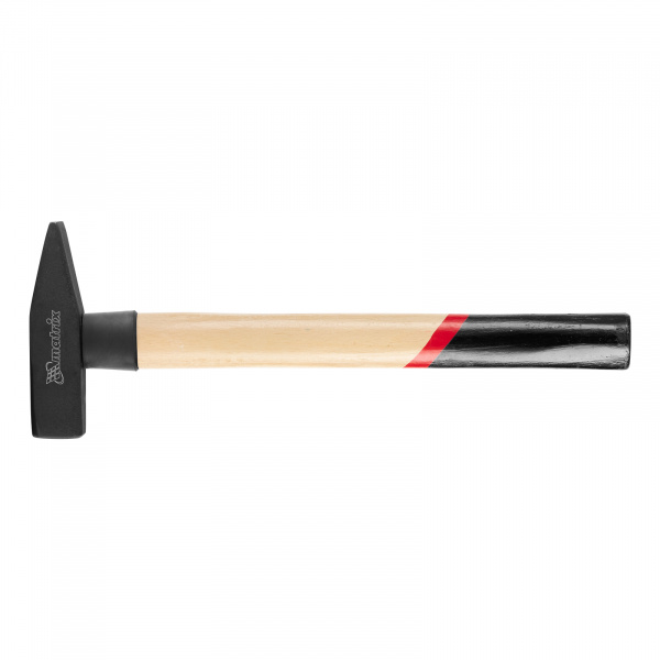 Молоток слесарный, 500 г, квадратный боек, деревянная рукоятка Matrix