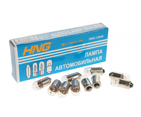 Автолампа T4W (BA9s) 12V HNG /10/6000